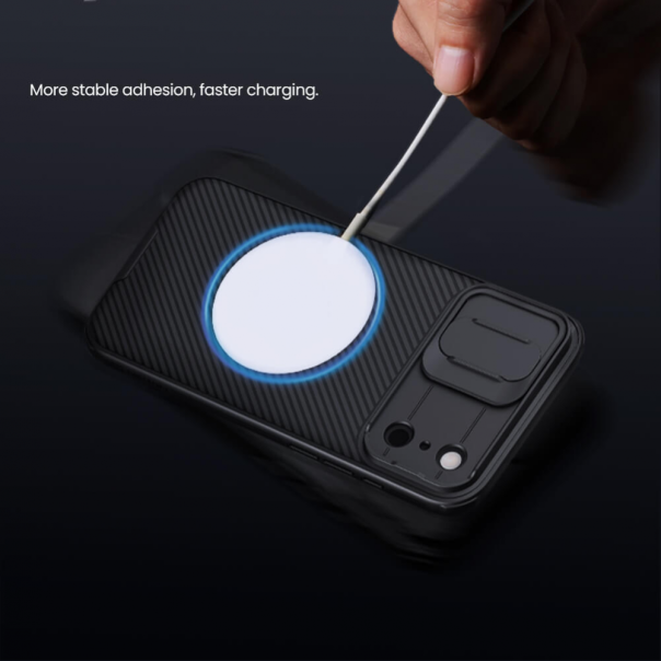 Maska za iPhone 17 Pro Max 69 Nillkin CamShield Pro Magnetic crna - 223881