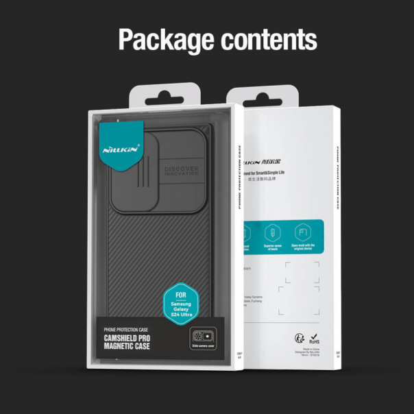 Maska za Samsung Galaxy S24 Ultra Nillkin CamShield Pro Magnetic crna - 212086