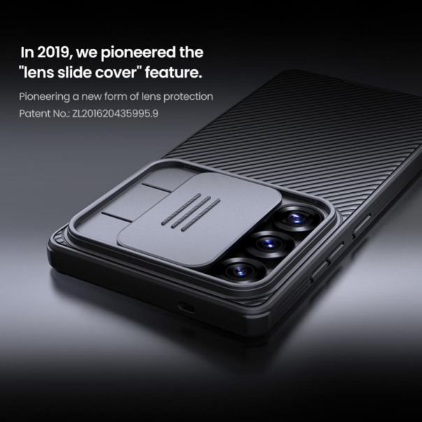 Torbica Nillkin CamShield Pro Magnetic za Samsung S938B Galaxy S25 Ultra crna - 220101