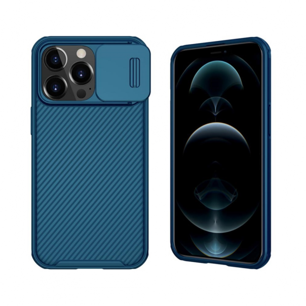 Maska za iPhone 13 Pro 6.1 Nillkin CamShield Pro plava - 96011