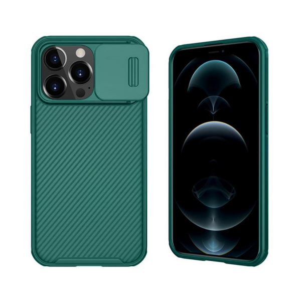 Maska za iPhone 13 Pro 6.1 Nillkin CamShield Pro zelena - 96012