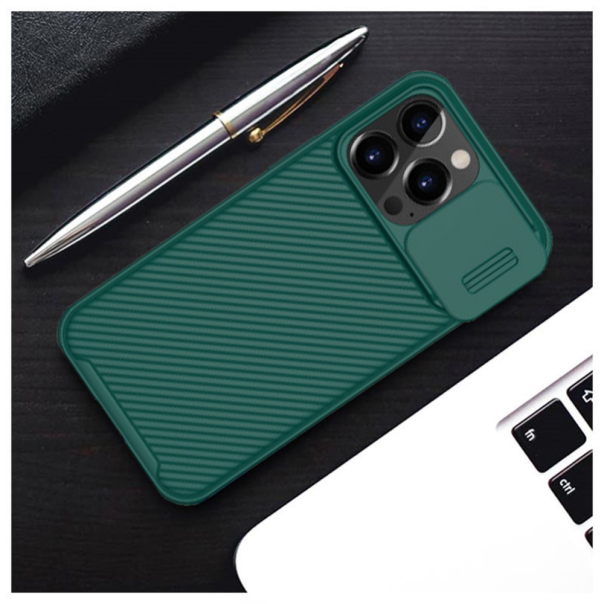 Maska za iPhone 13 Pro 6.1 Nillkin CamShield Pro zelena - 96012