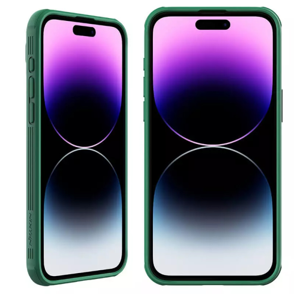 Maska za iPhone 15 Pro 6.1 Nillkin CamShield Pro zelena - 209509
