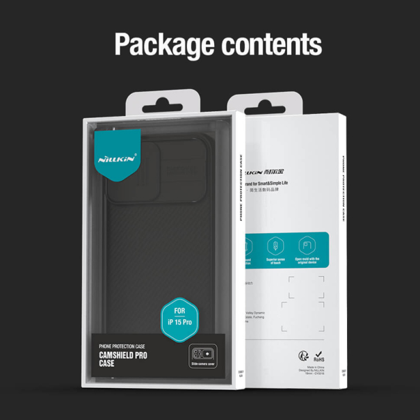 Maska za iPhone 15 Pro 6.1 Nillkin CamShield Pro zelena - 209509