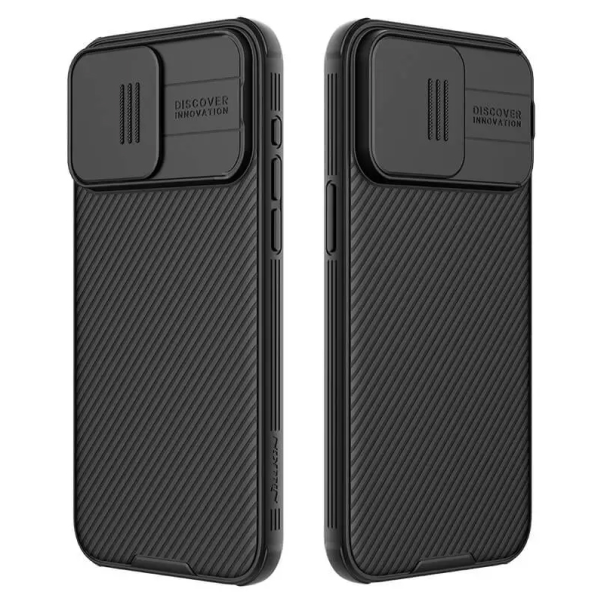 Maska za iPhone 15 Pro Max 6.7 Nillkin CamShield Pro crna - 209899