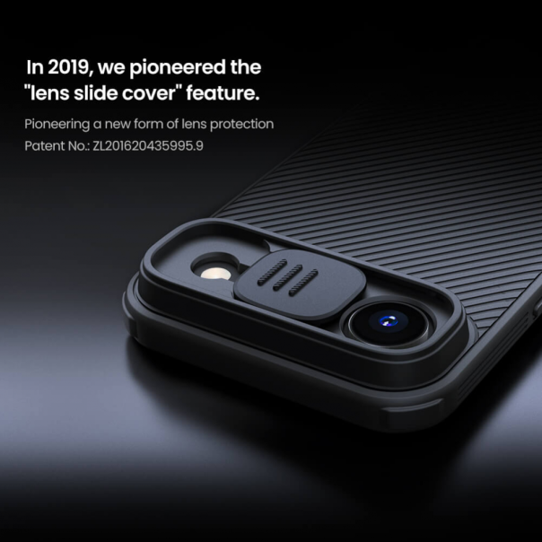 Maska za iPhone 17 Air 66 Nillkin CamShield Pro crna - 223564