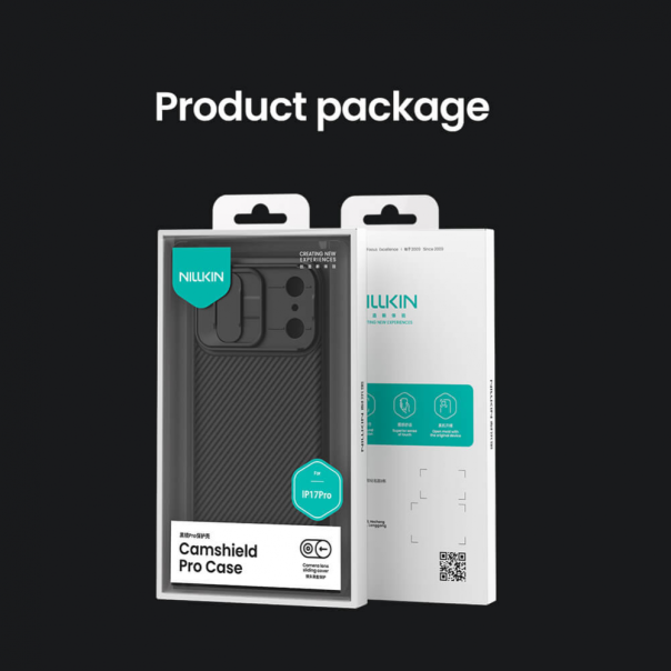 Maska za iPhone 17 Pro 63 Nillkin CamShield Pro zelena - 223567