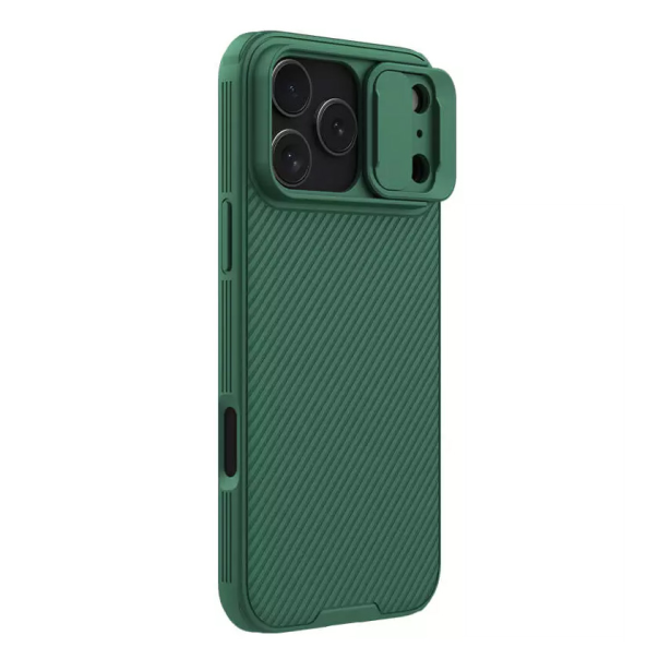 Maska za iPhone 17 Pro Max 69 Nillkin CamShield Pro zelena - 223885