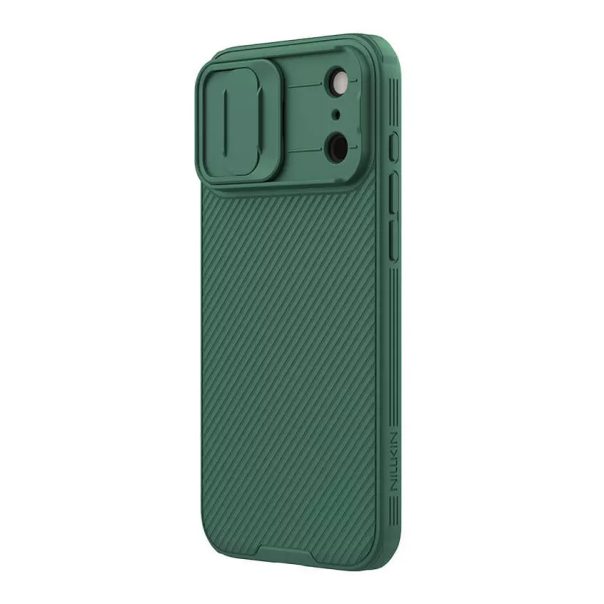 Maska za iPhone 17 Pro Max 69 Nillkin CamShield Pro zelena - 223885