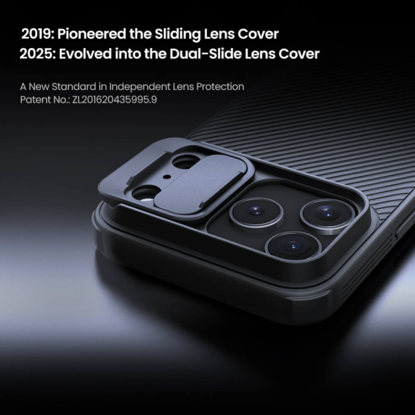 Maska za iPhone 17 Pro Max 69 Nillkin CamShield Pro zelena - 223885