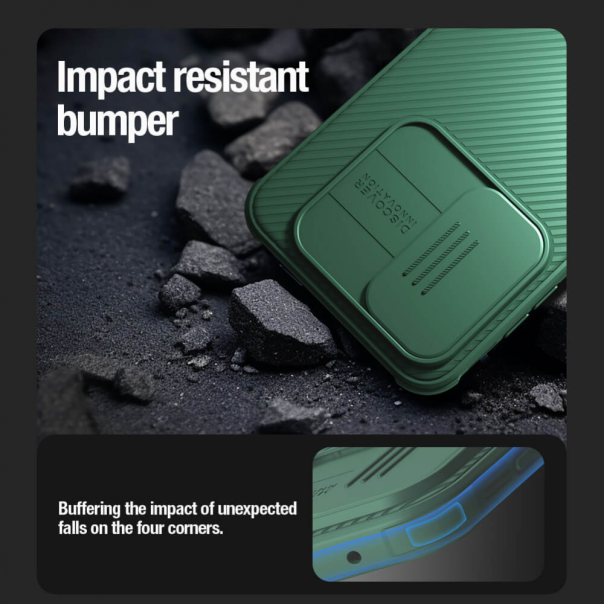 Maska za Samsung Galaxy A35 5G Nillkin CamShield Pro crna - 212497