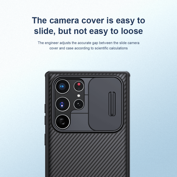 Maska za Samsung Galaxy S22 Ultra 5G Nillkin CamShield Pro plava - 99078