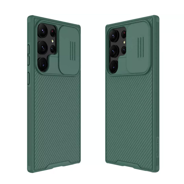 Maska za Samsung Galaxy S23 Ultra Nillkin CamShield Pro zelena - 205938