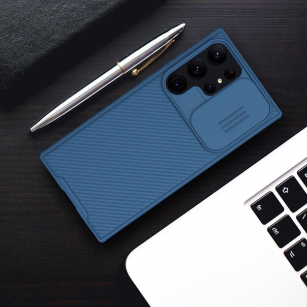 Maska za Samsung Galaxy S23 Ultra Nillkin CamShield Pro zelena - 205938