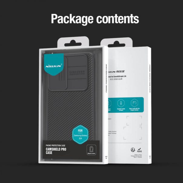 Maska za Samsung Galaxy S24 Nillkin CamShield Pro zelena - 212090-1