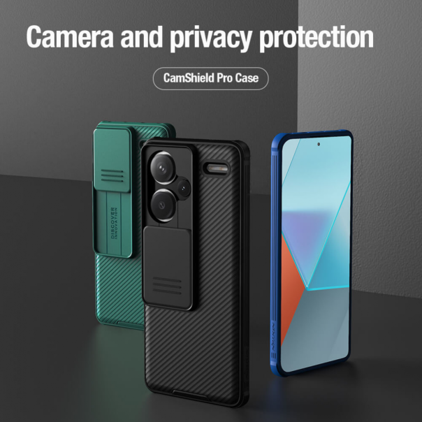 Torbica Nillkin CamShield Pro za Xiaomi Redmi Note 13 Pro Plus crna - 213718