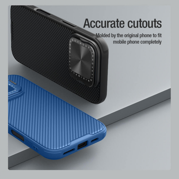 Maska za iPhone 16 Pro 6.3 Nillkin CamShield Prop Magnetic crna - 216326