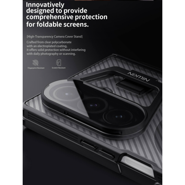 Maska za Samsung F966B Galaxy Z Fold 7 crna (with pen) Nillkin CamShield Prop Magnetic - 223466