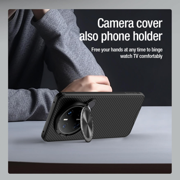 Torbica Nillkin CamShield Prop za Huawei Mate 70 crna - 218811