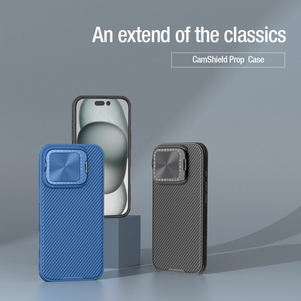 Maska za iPhone 16 Pro 6.3 Nillkin CamShield Prop crna - 216328