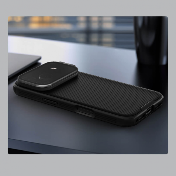 Maska za iPhone 17 Pro 63 Nillkin CamShield Prop crna - 223886