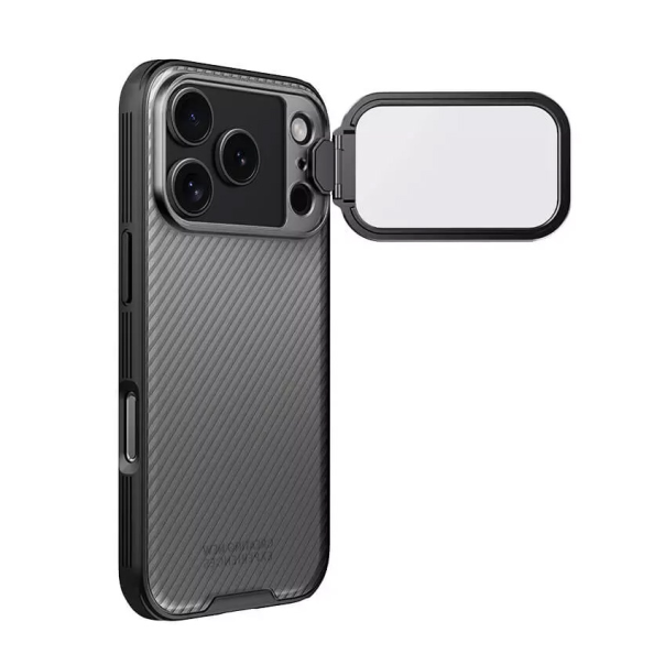 Maska za iPhone 17 Pro 63 Nillkin CamShield Prop crna (transparent kamera) - 223887