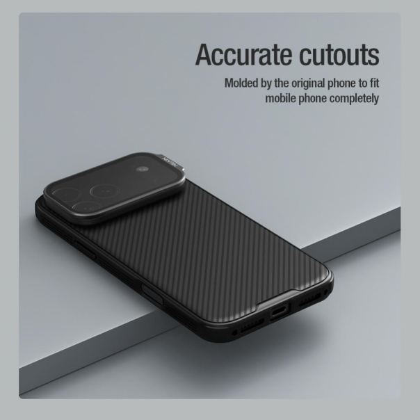 Maska za iPhone 17 Pro Max 69 Nillkin CamShield Prop crna - 223888