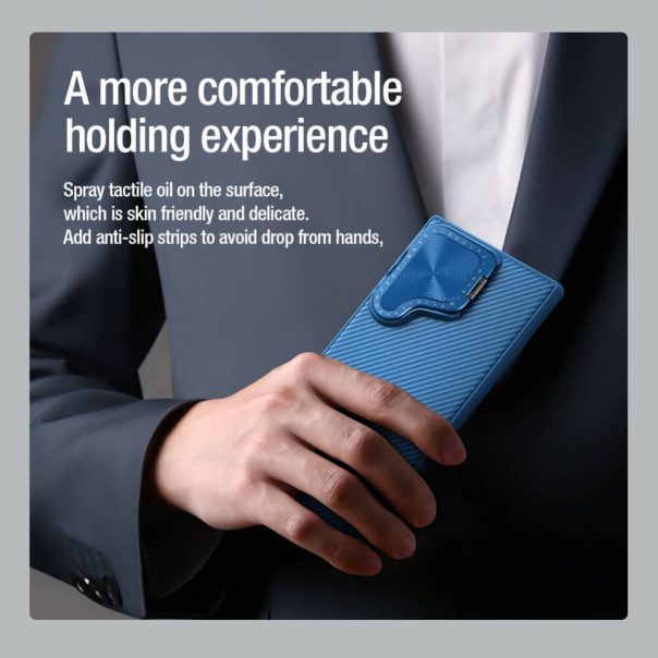 Maska za Samsung Galaxy S24 Ultra Nillkin CamShield Prop plava - 212106