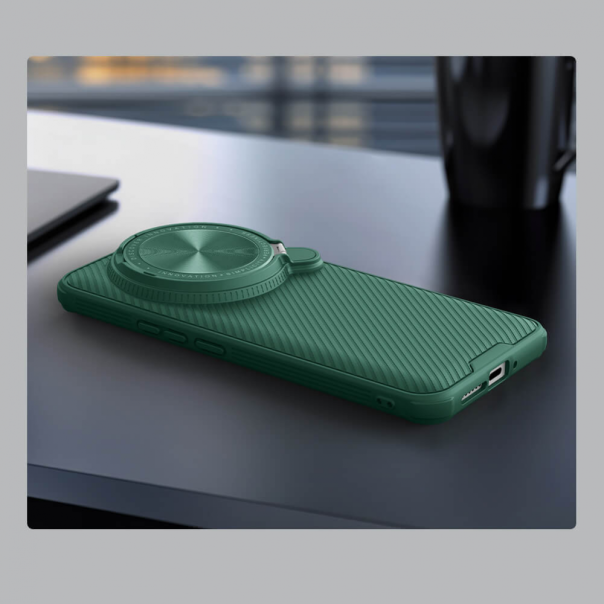 Maska za Xiaomi 14 Ultra Nillkin CamShield Prop zelena - 214107