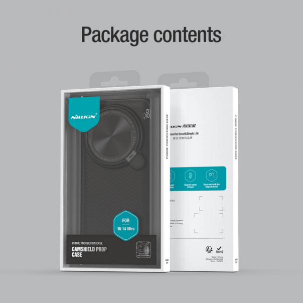 Maska za Xiaomi 14 Ultra Nillkin CamShield Prop zelena - 214107