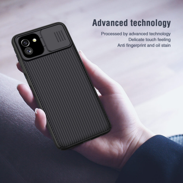 Maska za Samsung Galaxy A03 Nillkin CamShield crna - 200696