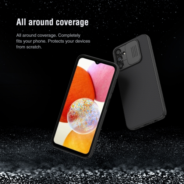 Maska za Samsung Galaxy A14 4G Nillkin CamShield crna - 206924