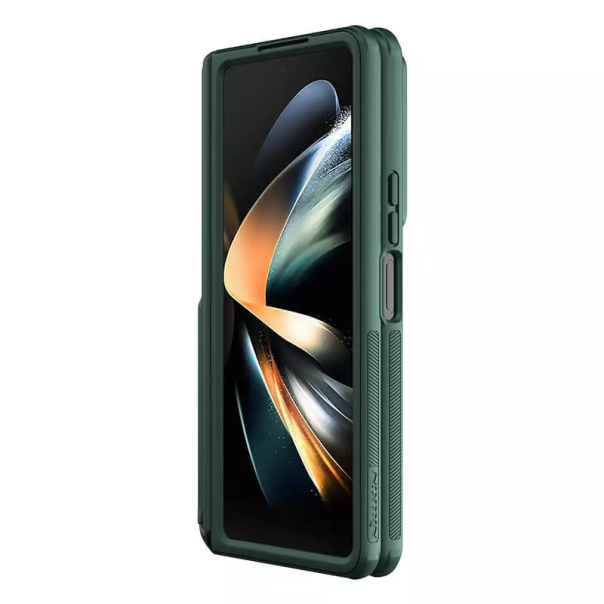 Maska za Samsung Galaxy Z Fold 5 (with stand) Nillkin CamShield Fold zelena - 209507