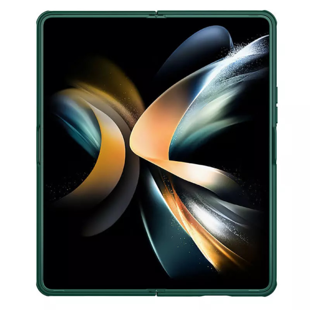Maska za Samsung Galaxy Z Fold 5 (with stand) Nillkin CamShield Fold zelena - 209507