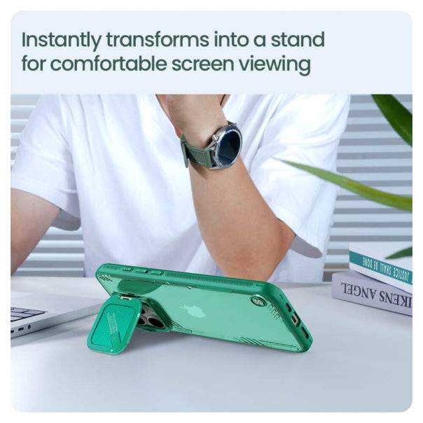 Maska za iPhone 16 Pro Max 6.9 Nillkin Ice blade Prop crna - 216329-1