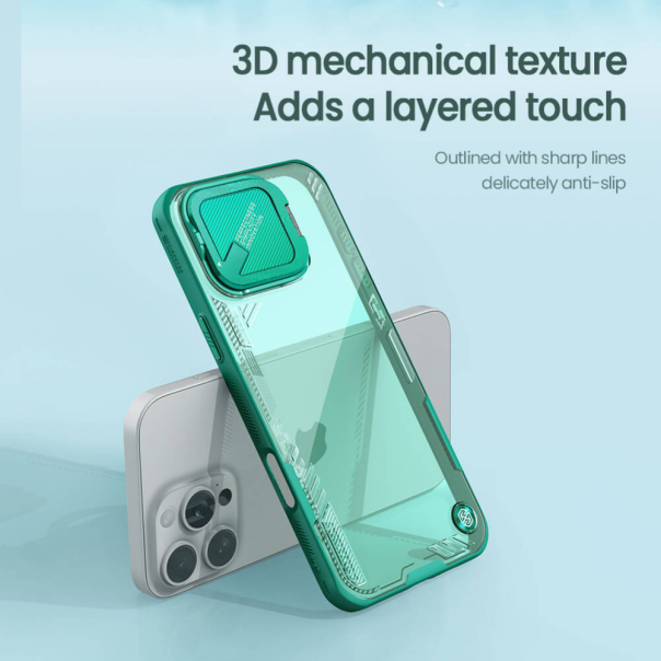 Maska za iPhone 16 Pro Max 6.9 Nillkin Ice blade Prop crna - 216329-1