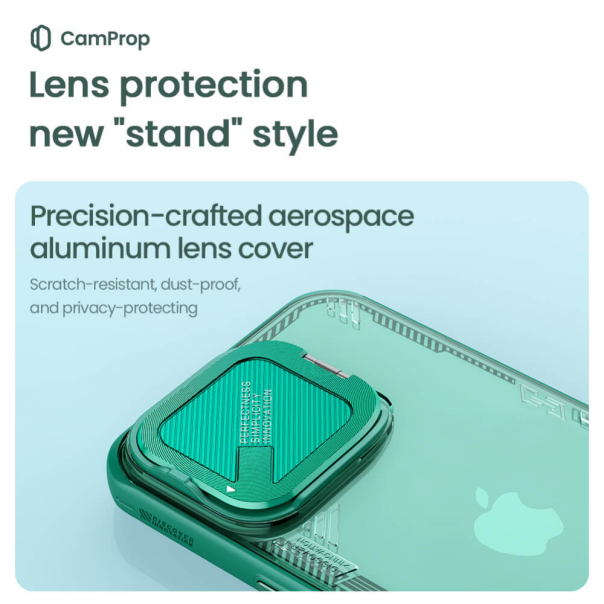 Maska za iPhone 16 Pro Max 6.9 Nillkin Ice blade Prop zelena - 216330-1