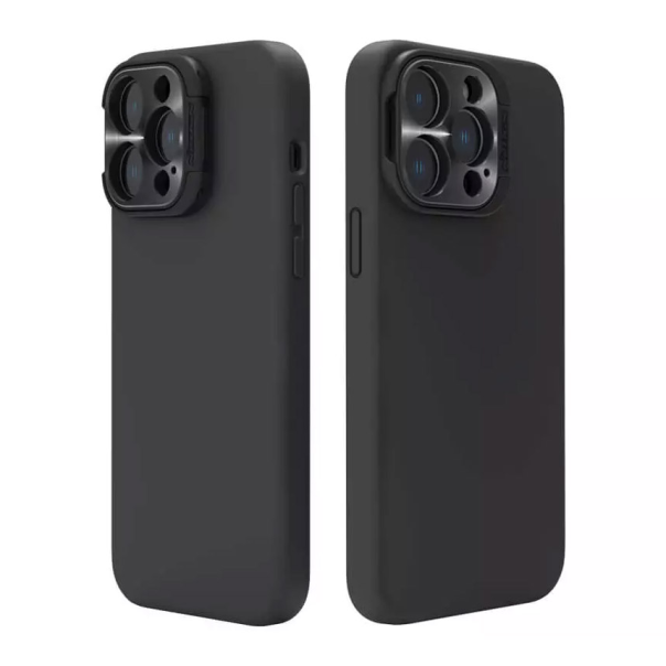 Maska za iPhone 14 Pro 6.1 Nillkin Lens Wing Magnetic crna - 205939