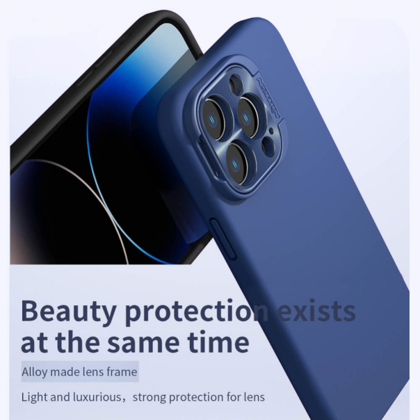 Maska za iPhone 14 Pro 6.1 Nillkin Lens Wing Magnetic zelena - 206167