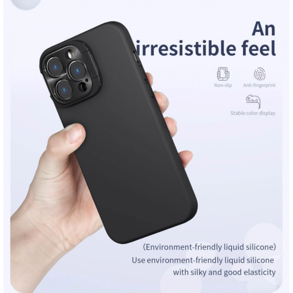 Maska za iPhone 14 Pro Max 6.7 Nillkin Lens Wing Magnetic ljubičasta - 205941