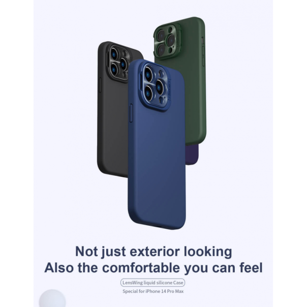 Maska za iPhone 14 Pro Max 6.7 Nillkin Lens Wing Magnetic ljubičasta - 205941