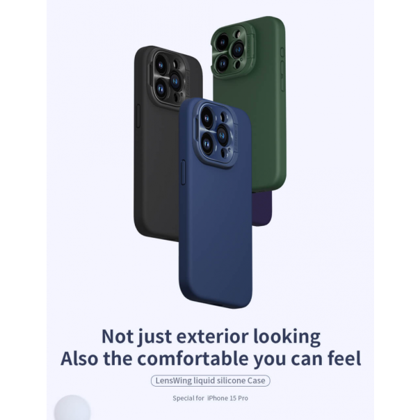 Torbica Nillkin Lens Wing Magnetic za iPhone 15 Pro 6.1 ljubicasta - 212110-1