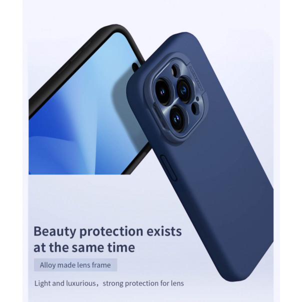 Maska za iPhone 15 Pro 6.1 Nillkin Lens Wing Magnetic plava - 212111
