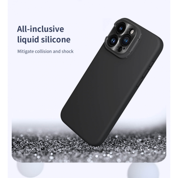 Maska za iPhone 15 Pro Max 6.7 Nillkin Lens Wing Magnetic ljubičasta - 212114-1