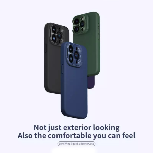 Maska za iPhone 16 Pro Max 6.9 Nillkin Lens Wing Prop Magnetic ljubičasta - 216335-1