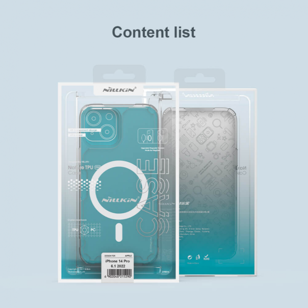 Torbica Nillkin Nature Pro Magnetic za iPhone 14 Pro 6.1 plava - 203472