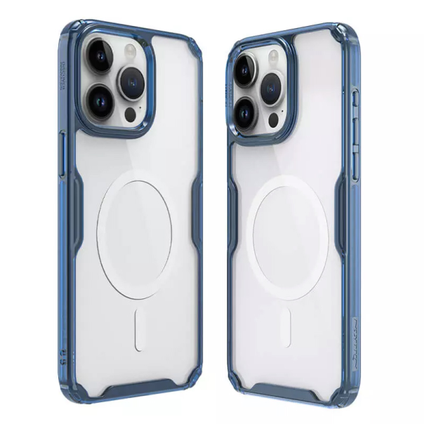 Maska za iPhone 15 Pro 6.1 Nillkin Nature Pro Magnetic plava - 209901
