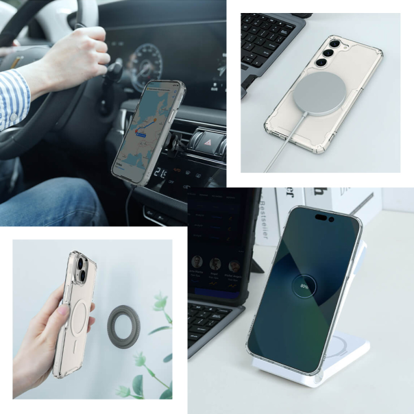 Maska za iPhone 15 Pro 6.1 transparent Nillkin Nature Pro Magnetic - 209902