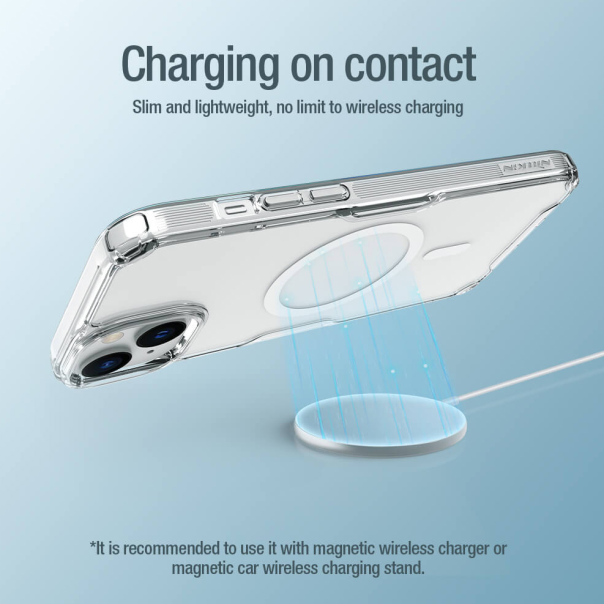 Maska za iPhone 15 Pro 6.1 transparent Nillkin Nature Pro Magnetic - 209902