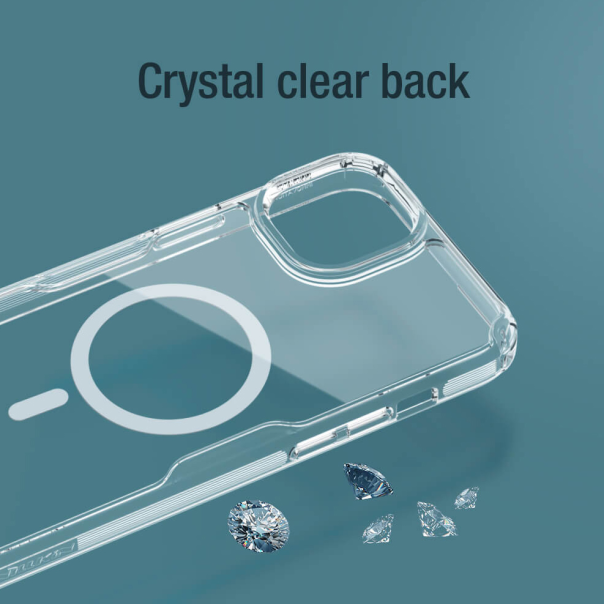 Maska za iPhone 15 Pro 6.1 transparent Nillkin Nature Pro Magnetic - 209902